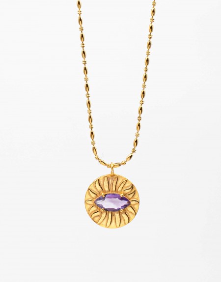 Collar Nira Ray amatista
