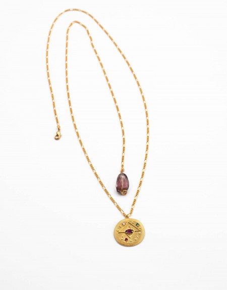 Collar Talismán aquí y ahora oro