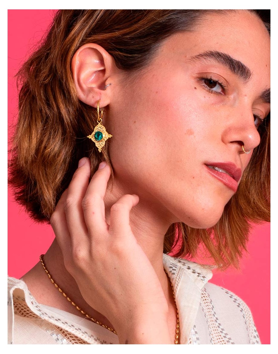 Pendientes aro étnicos Nira