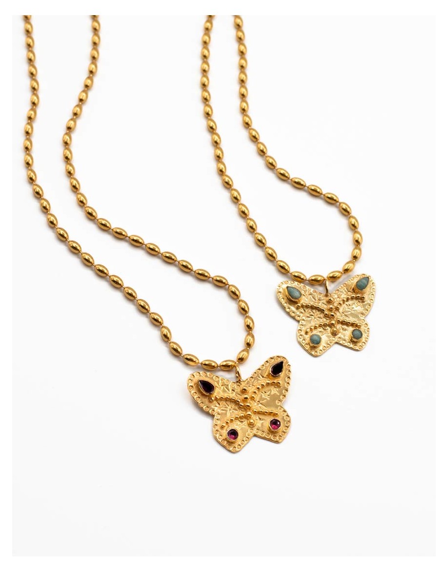 Collar Etnia mariposa