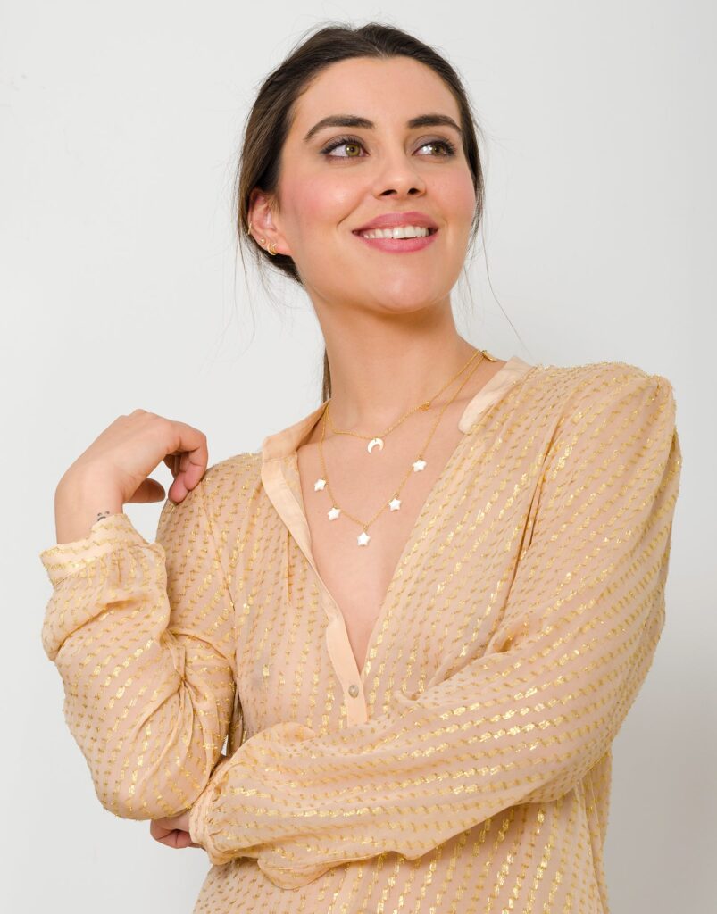 Collar Constelación nácar modelo