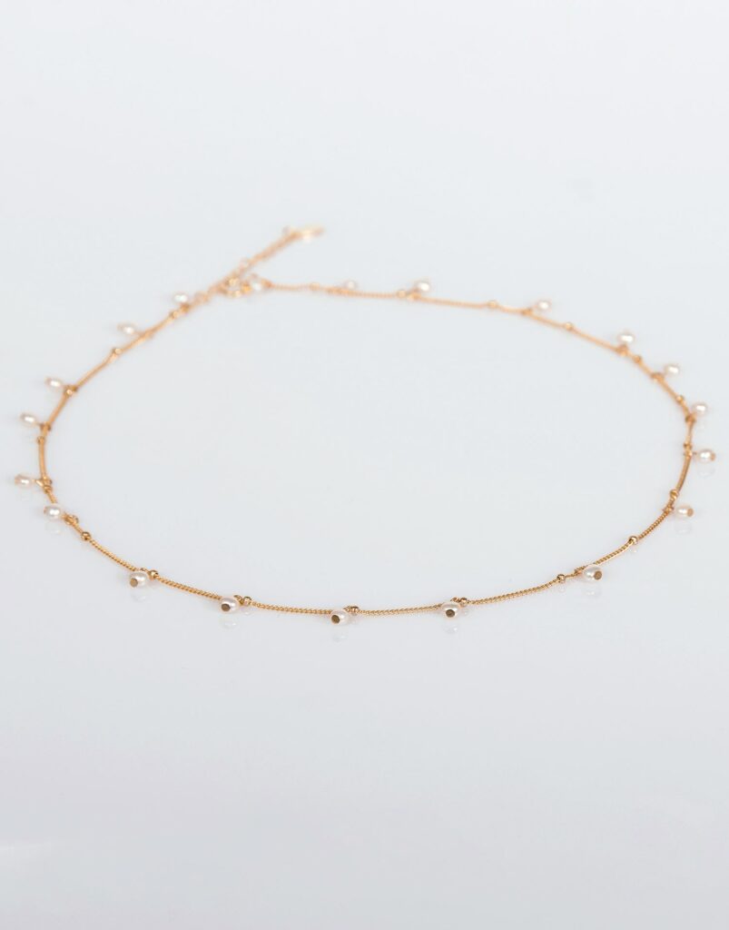 Cadena perlitas Tender oro