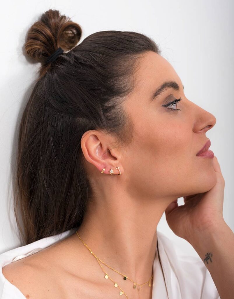 Pendiente piercing Mini estrella