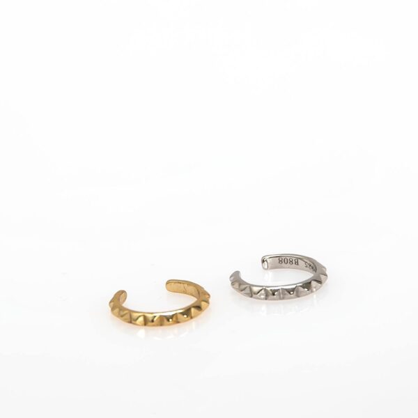 Pendiente earcuff sencillo picos