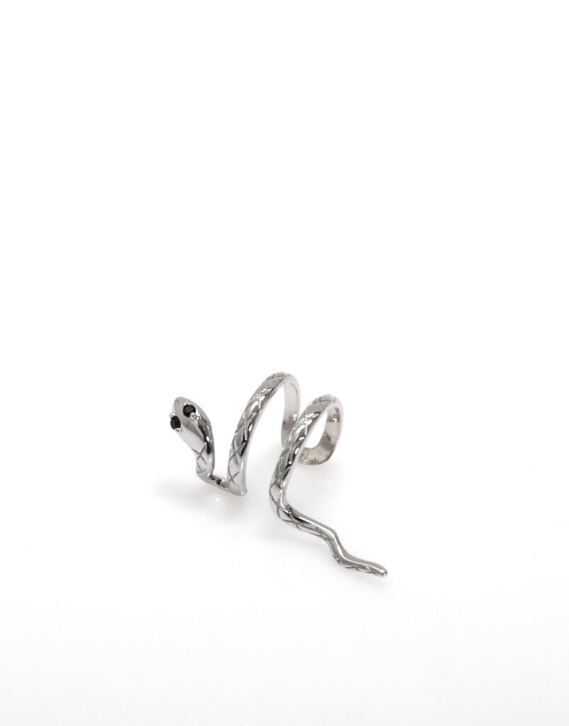 Pendiente Earcuff serpiente fina