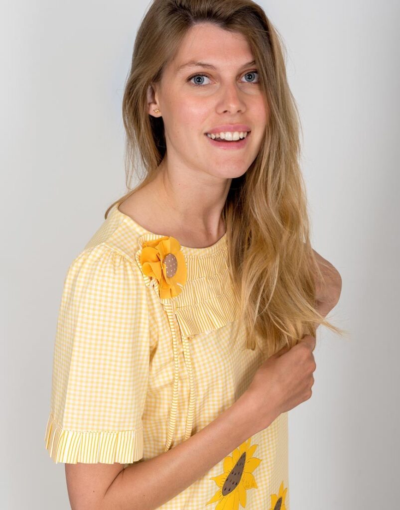 Por ti me giro detalle flor