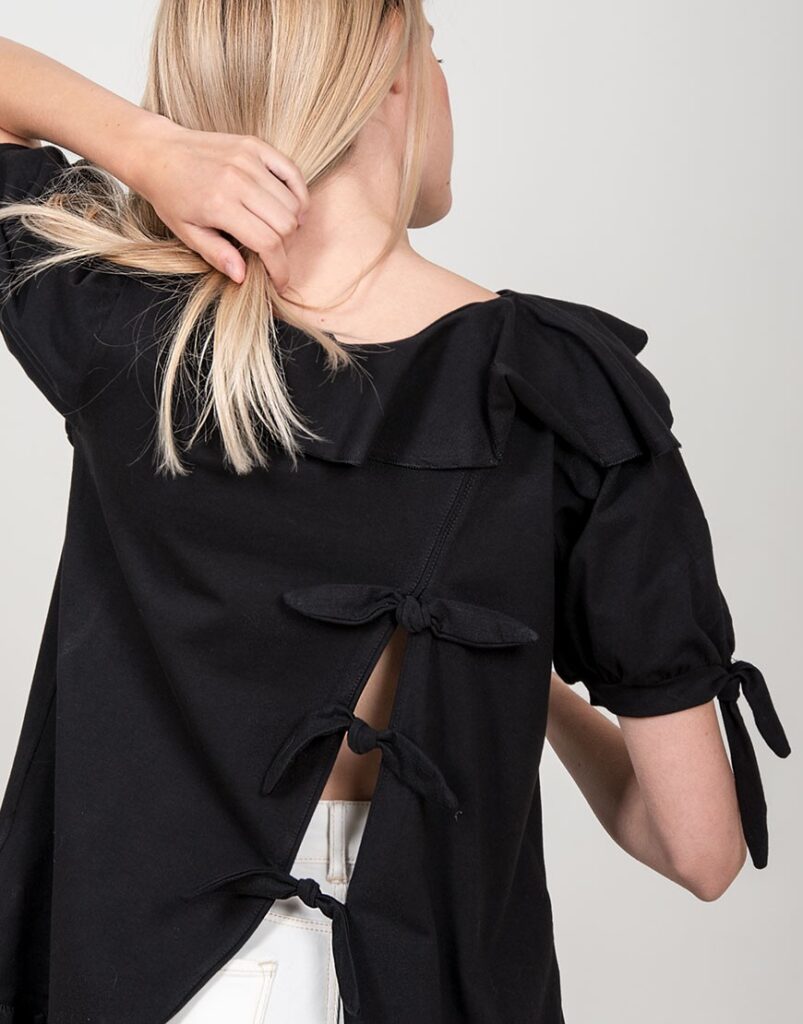 Camiseta Black? Yes, black detalle espalda