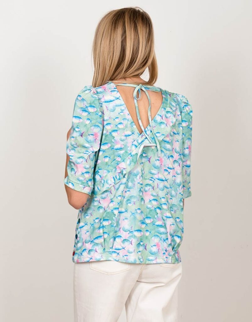 Camiseta Aur revoir mes amies espalda