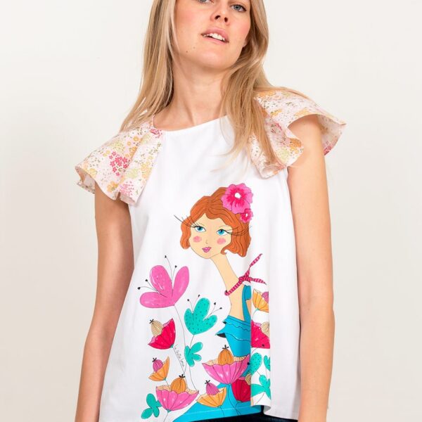 Camiseta Las flores de tu balcón portada