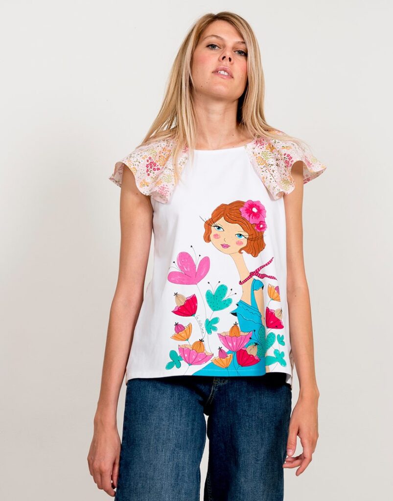 Camiseta Las flores de tu balcón frente