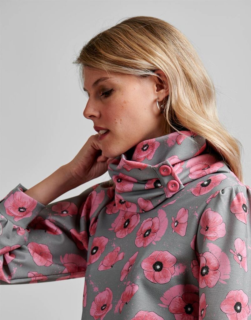 Jersey Amapola de invierno cuello