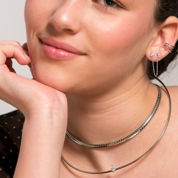 Collar rígido circonita