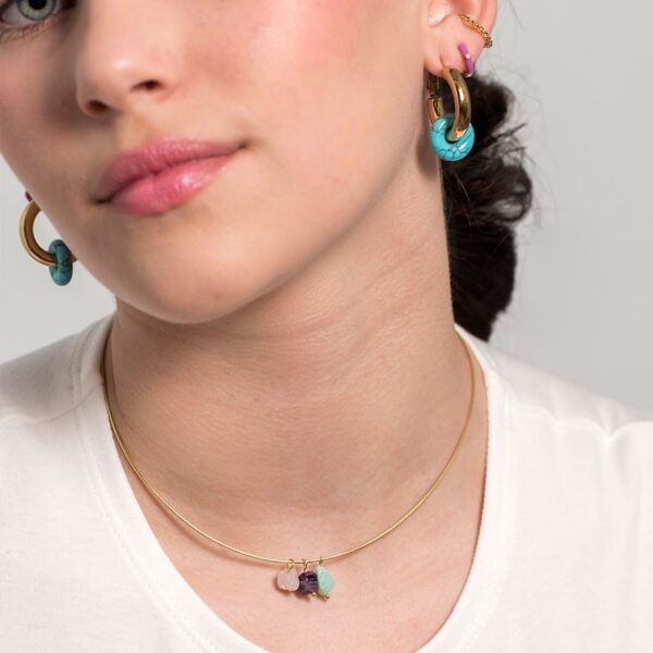 Collar tres minerales