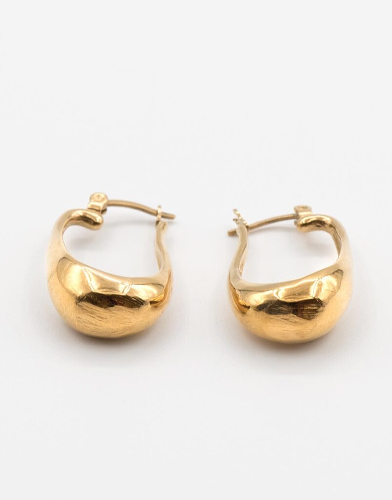 Pendientes acero gota producto