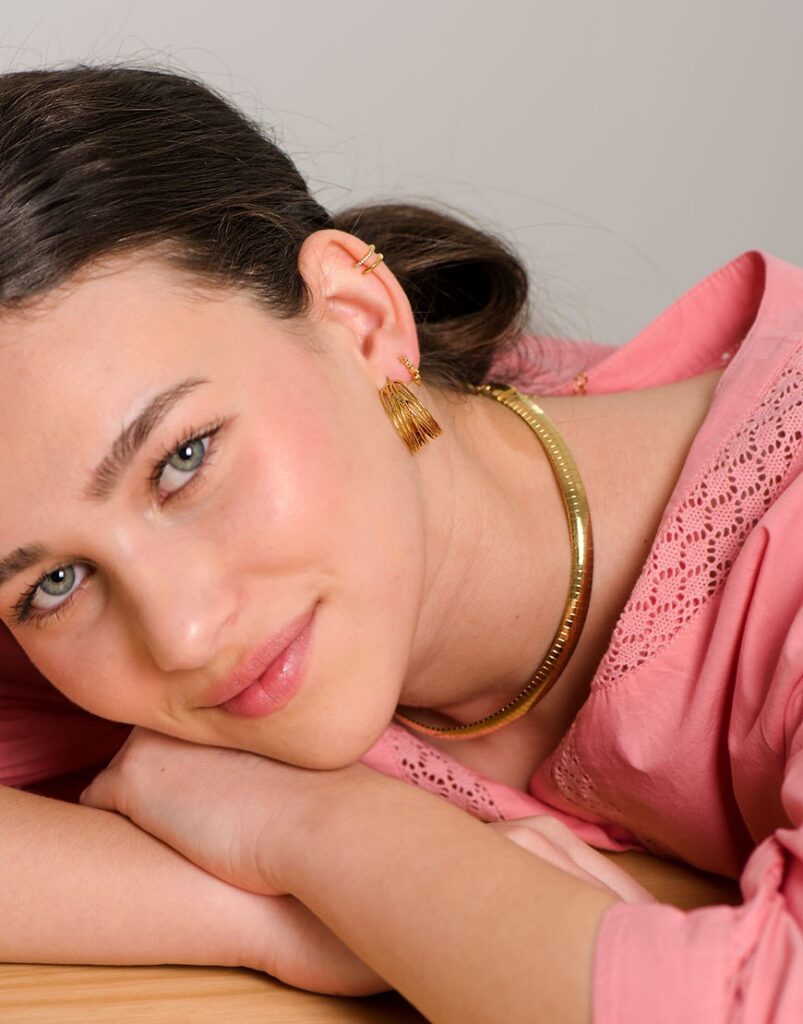 Pendientes de acero hiba modelo