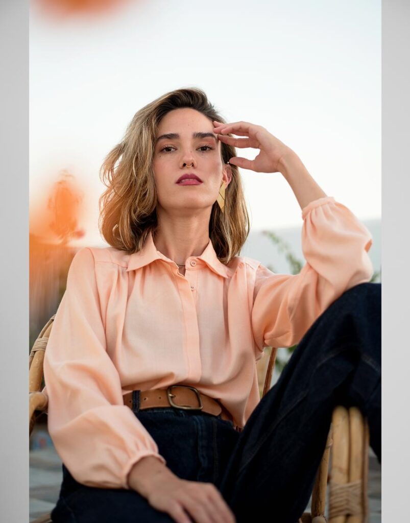 Camisa Mango Sunset look