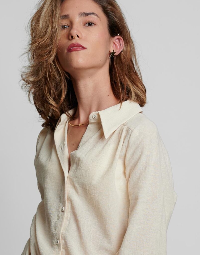 Camisa Bombay detalle frente