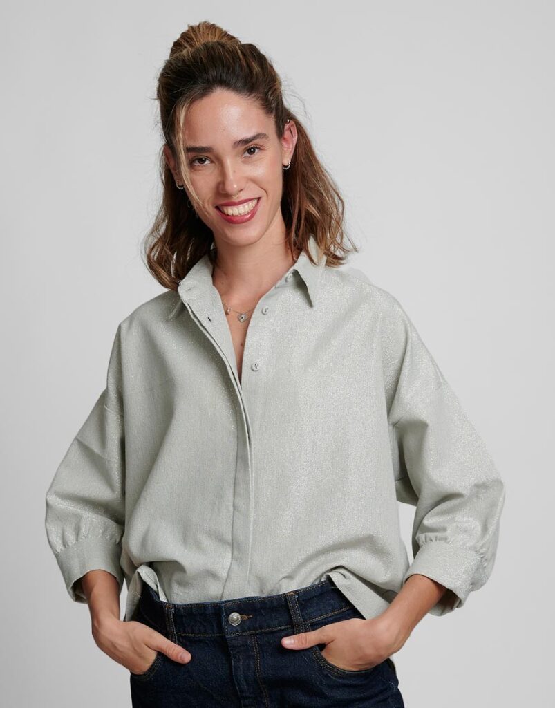 Camisa Vía Láctea por dentro