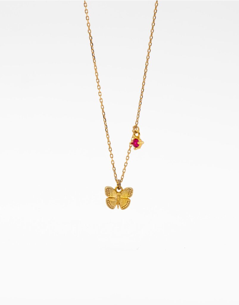Collar Mariposa oro