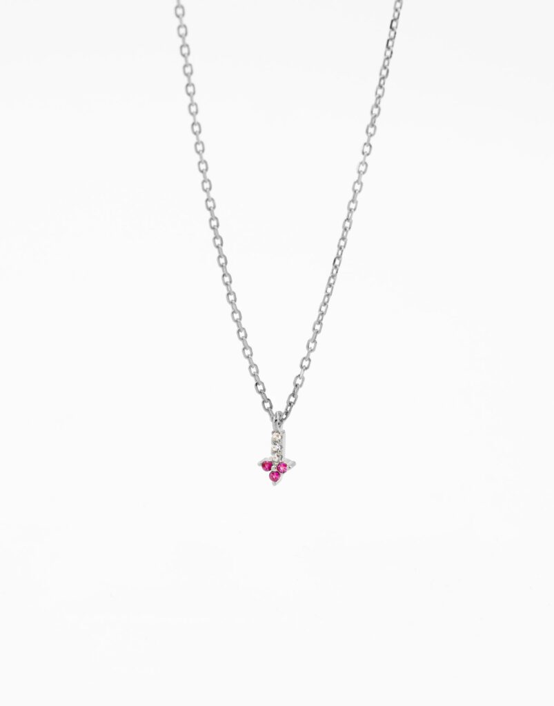 Collar colgante mini plata