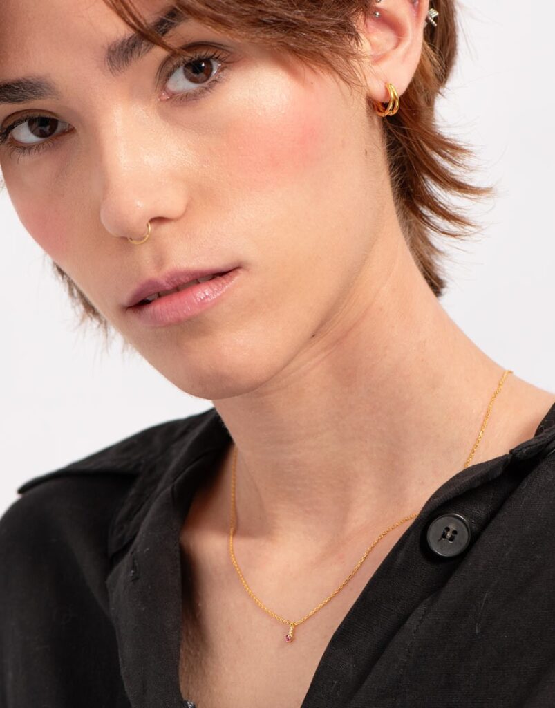 Collar colgante mini modelo