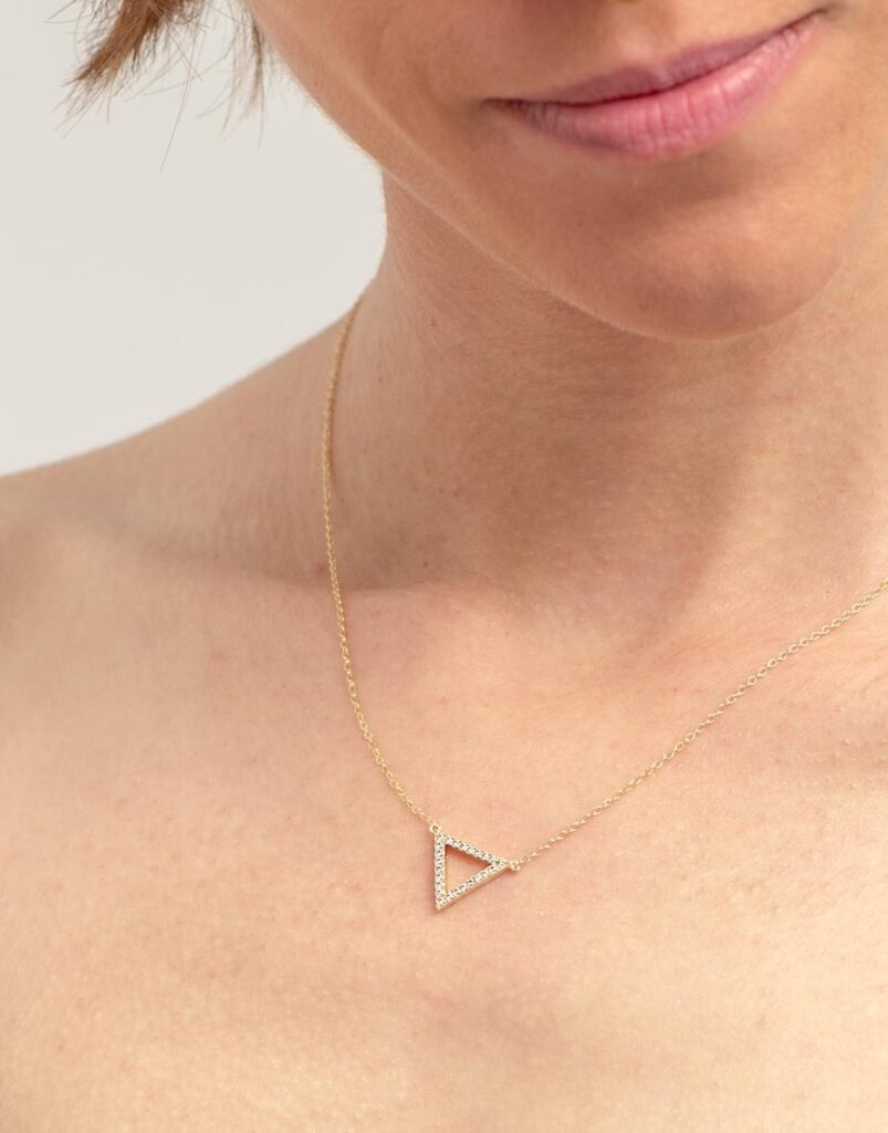 Collar Triángulo detalle