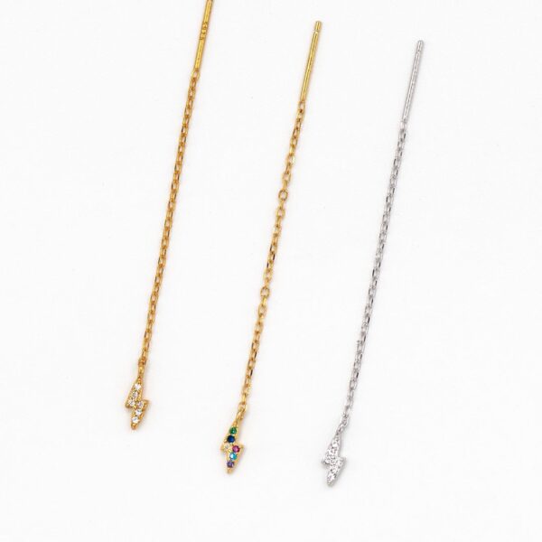 Pendiente de cadena rayo