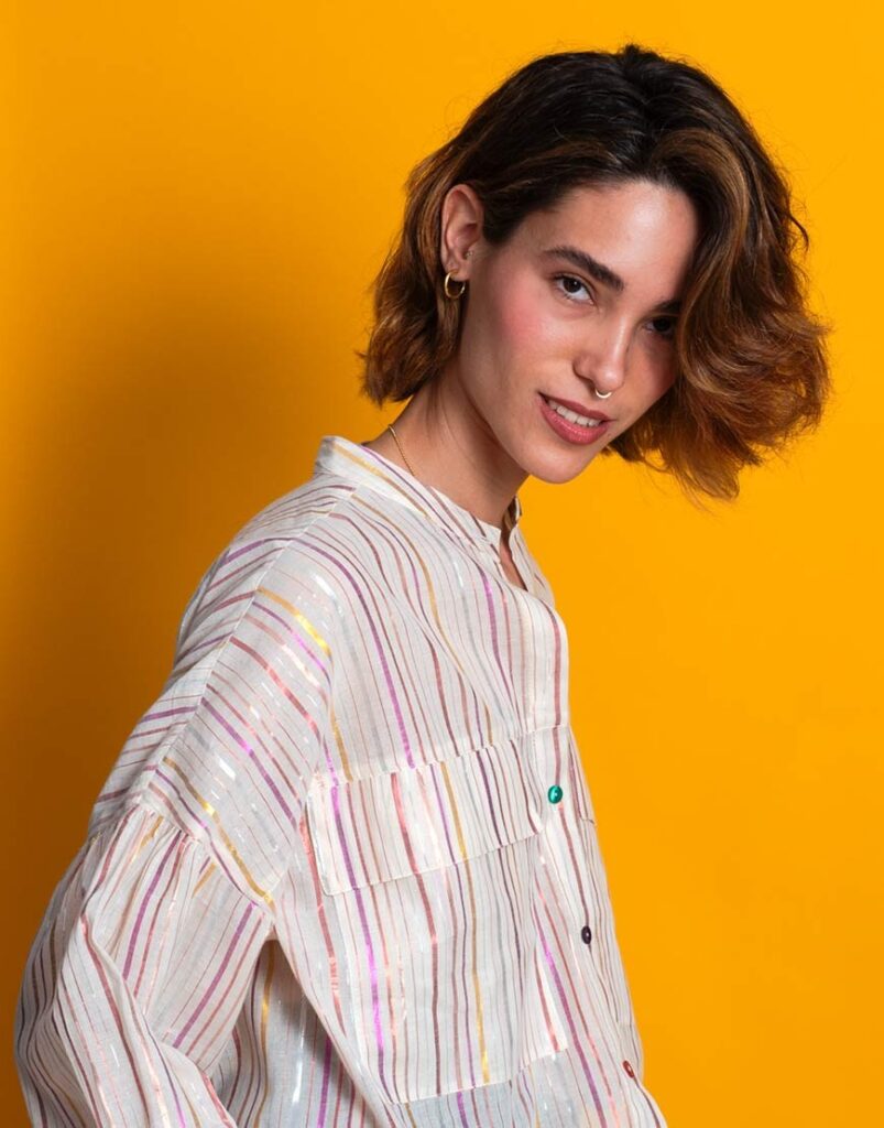 Camisa rayas multicolor Brilla