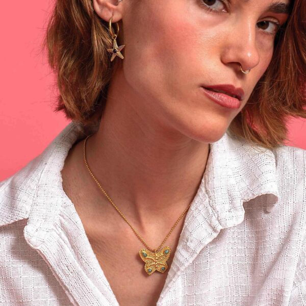 Collar mariposa