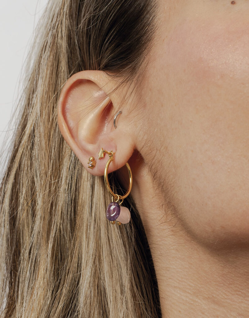 detalle-aro amatista y cuarzo rosa