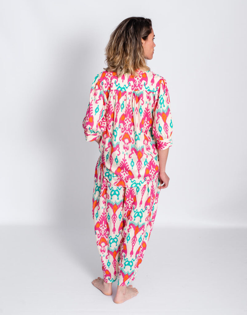 Pantalón Fluido Estampado espalda