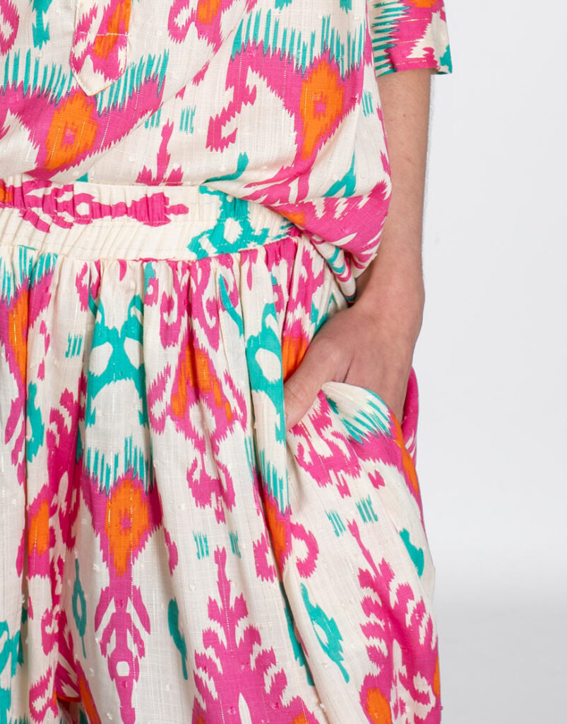 Pantalón Fluido Estampado detalle