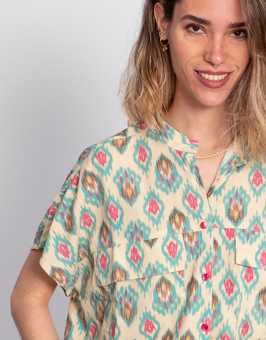 Blusa Estampada Fluida - Imagen 2